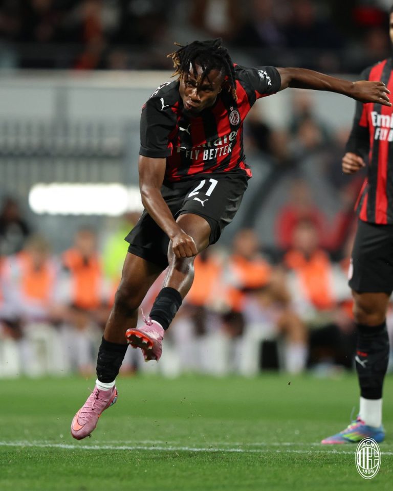 Chukwueze-scores-as-AC-Milan-thrash-Perth-Glory-9-0-in-friendly